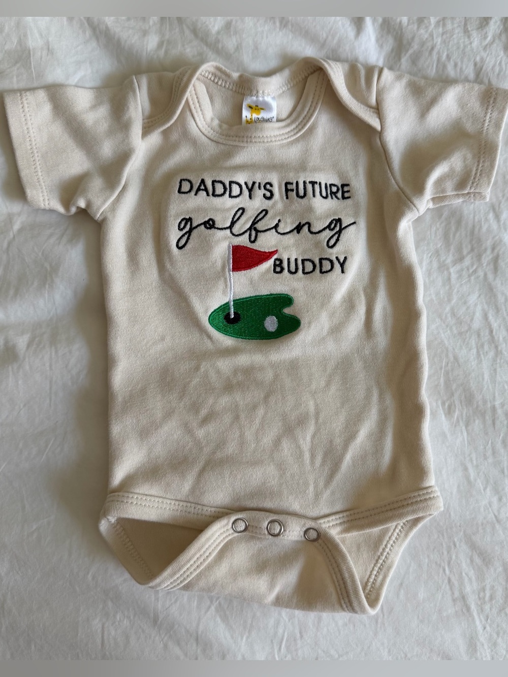 Daddy's Future Golfing Buddy Onesie 0-3M